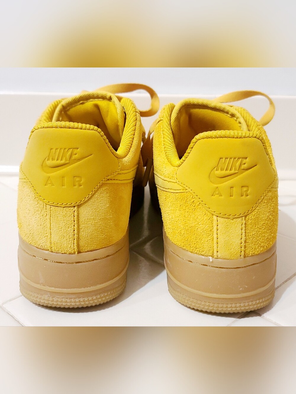 Nike Air Force 1 Low Mineral Yellow Gum Women's Size 8 - Picture 6 of 7